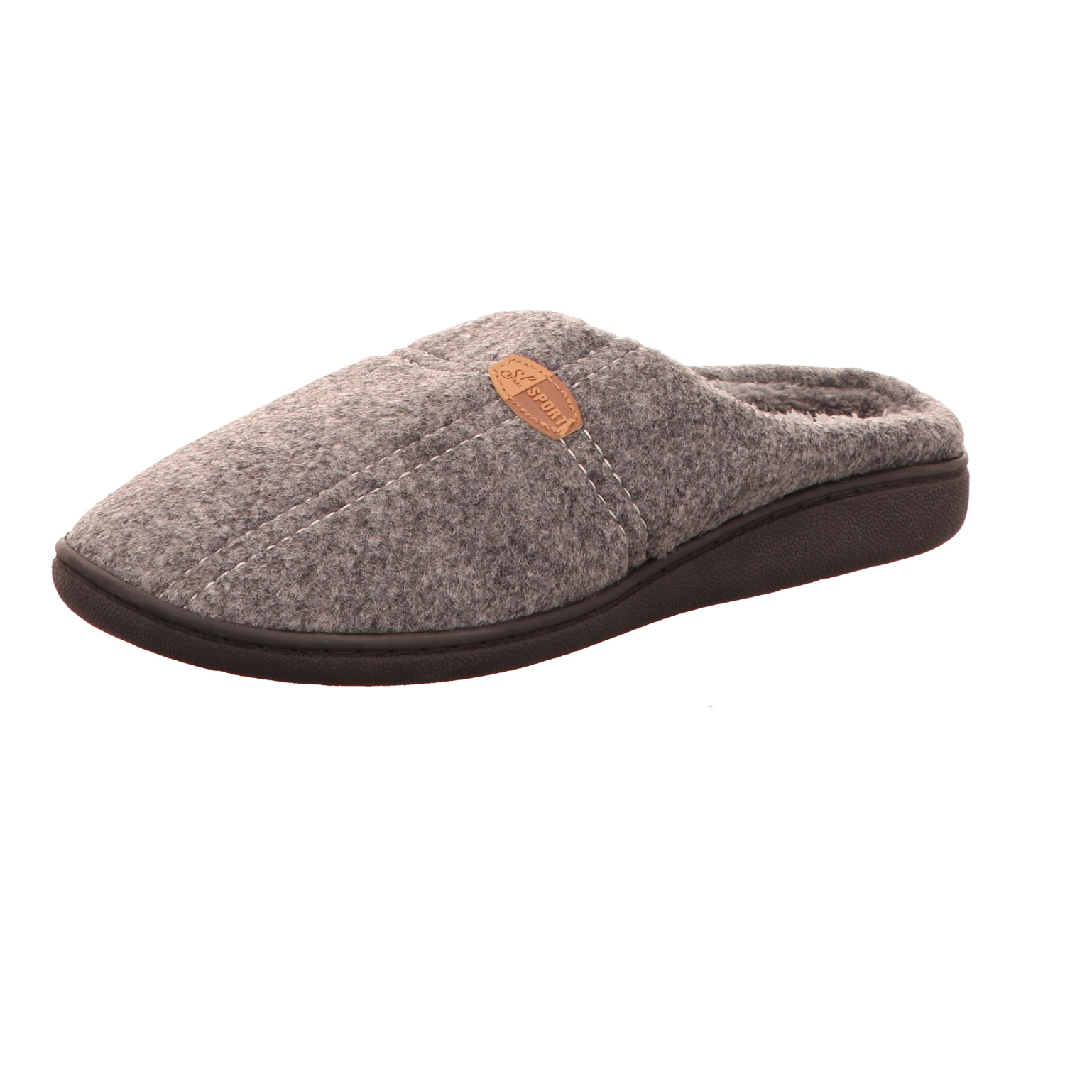 Home Comfort Herren-Pantoffel mit Warmfutter Grau