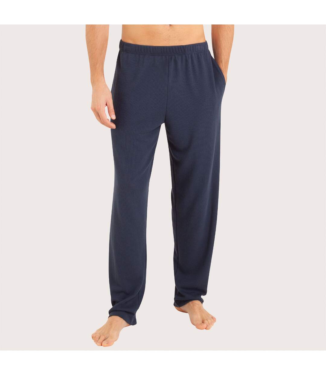 Pyjama long col ouvert homme Coton Modal