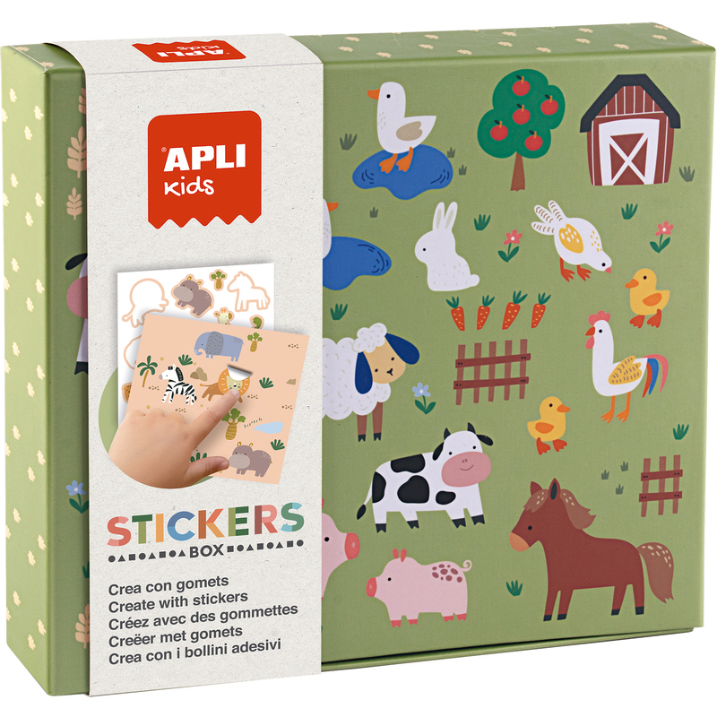 APLI Kids Stickerspiel, Tiere in der Natur