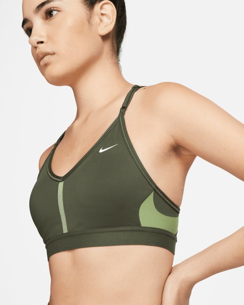 Brassière Nike Indy Vert Armée pour femme