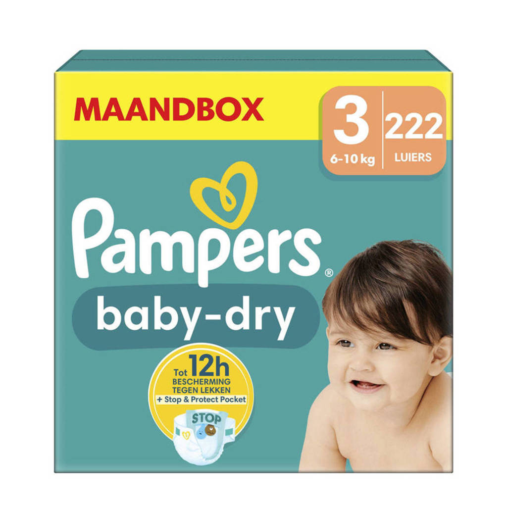 Top!Maat 3 maandbox - 222 luiers - 6kg-10kg