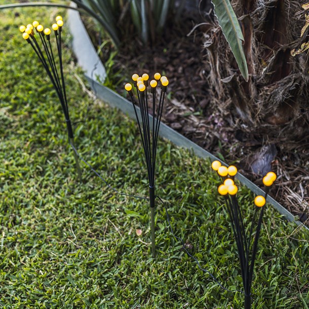 Lot de 3 torches solaires lyra family