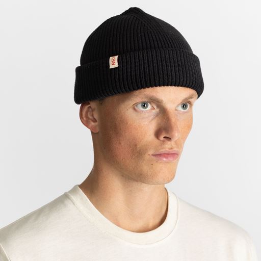 Revolution Fisherman Beanie, Sort, One size