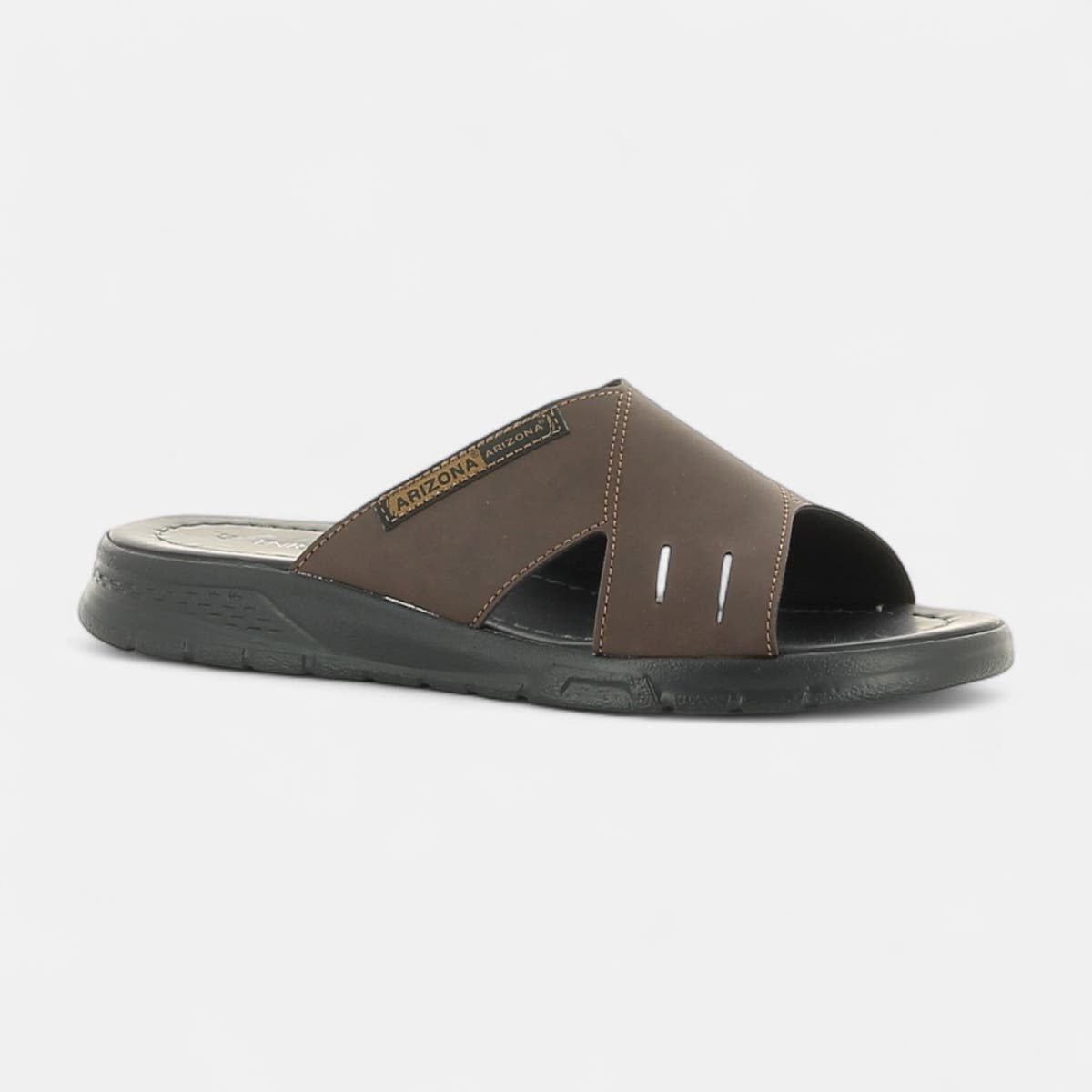 Nu-pieds Homme marron