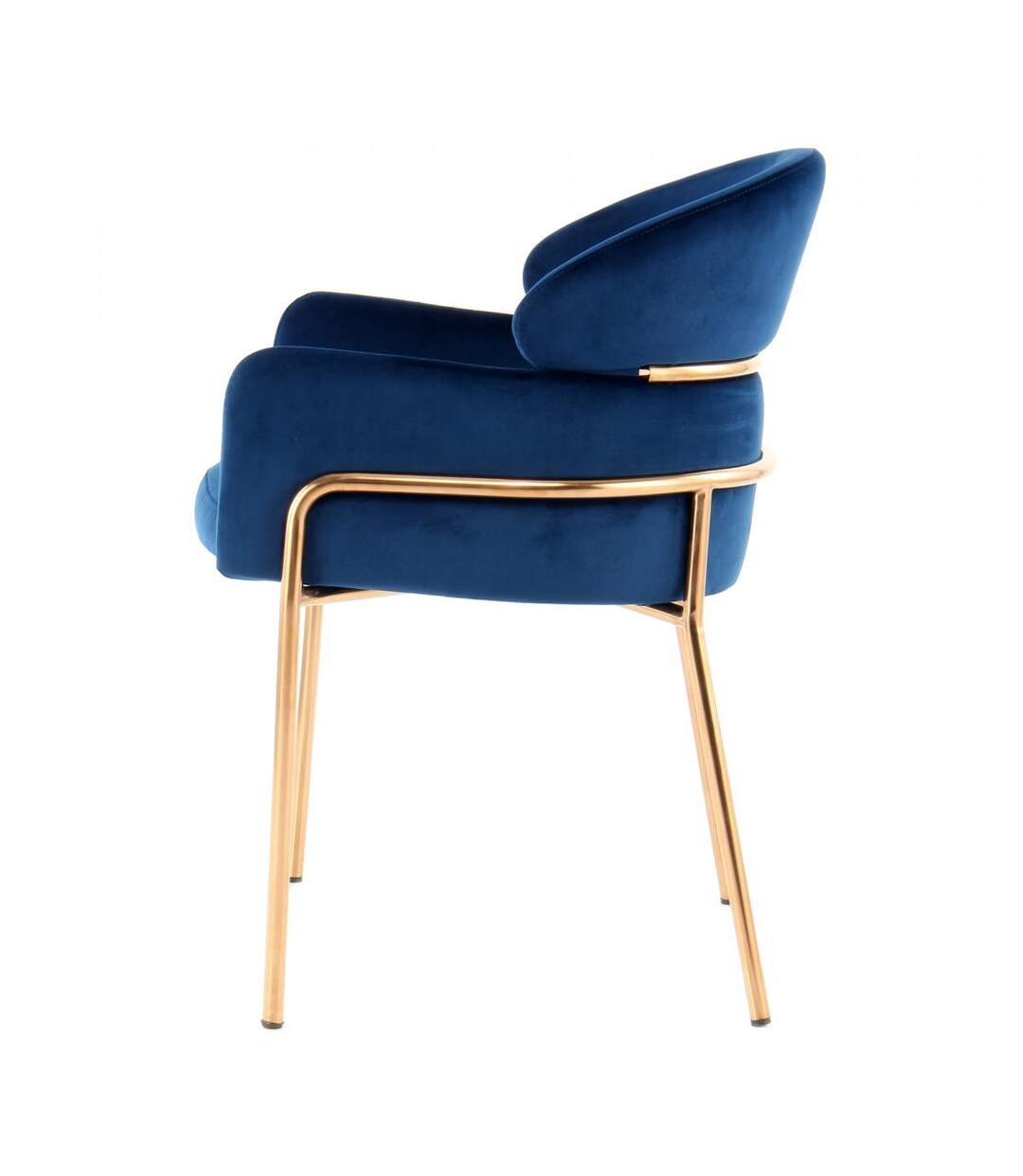 Fauteuil AVA en polyester doux et soyeux fait main OEKO TEX