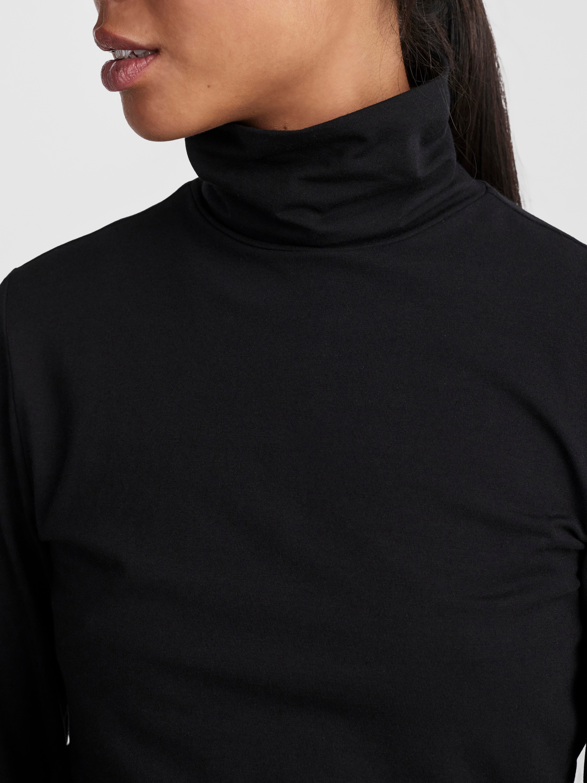 pieces Rollkragenshirt »PCSIRENE LS ROLLNECK TOP JRS NOOS«