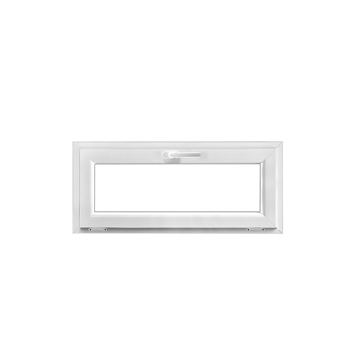 Fenêtre abattant PVC GoodHome blanc - l.100 x h.45 cm