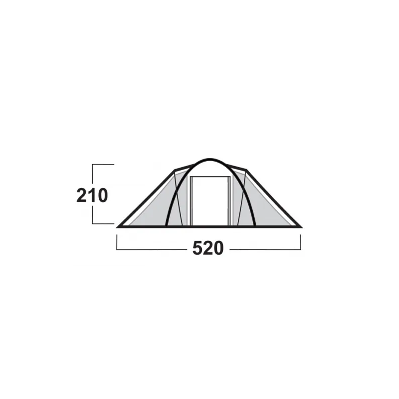 Husky Husky Boston 4 Dural tent - Green