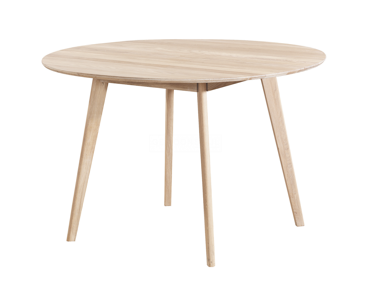 Eettafel Yumi Ø115 cm Whitewash