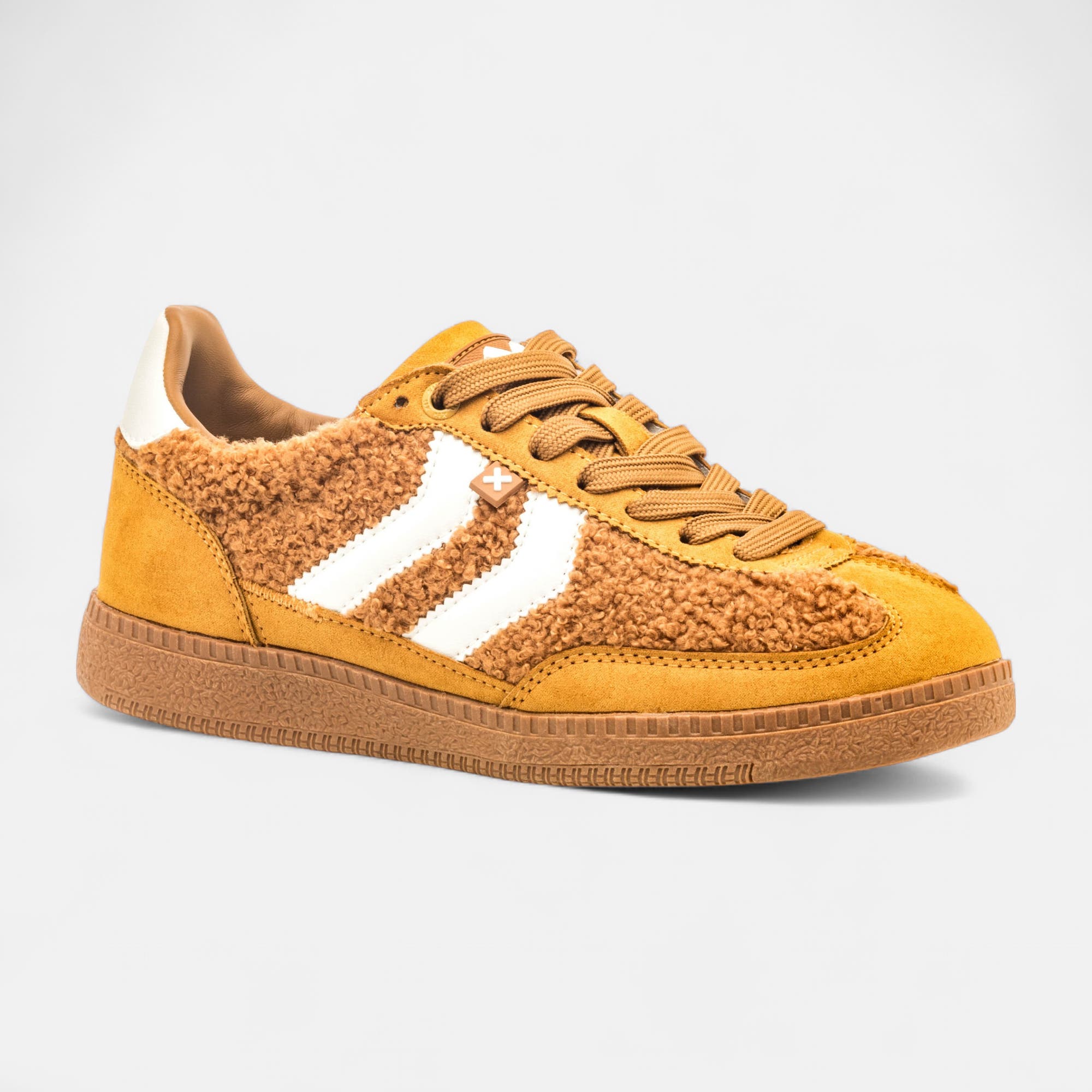 Baskets basses Femme camel