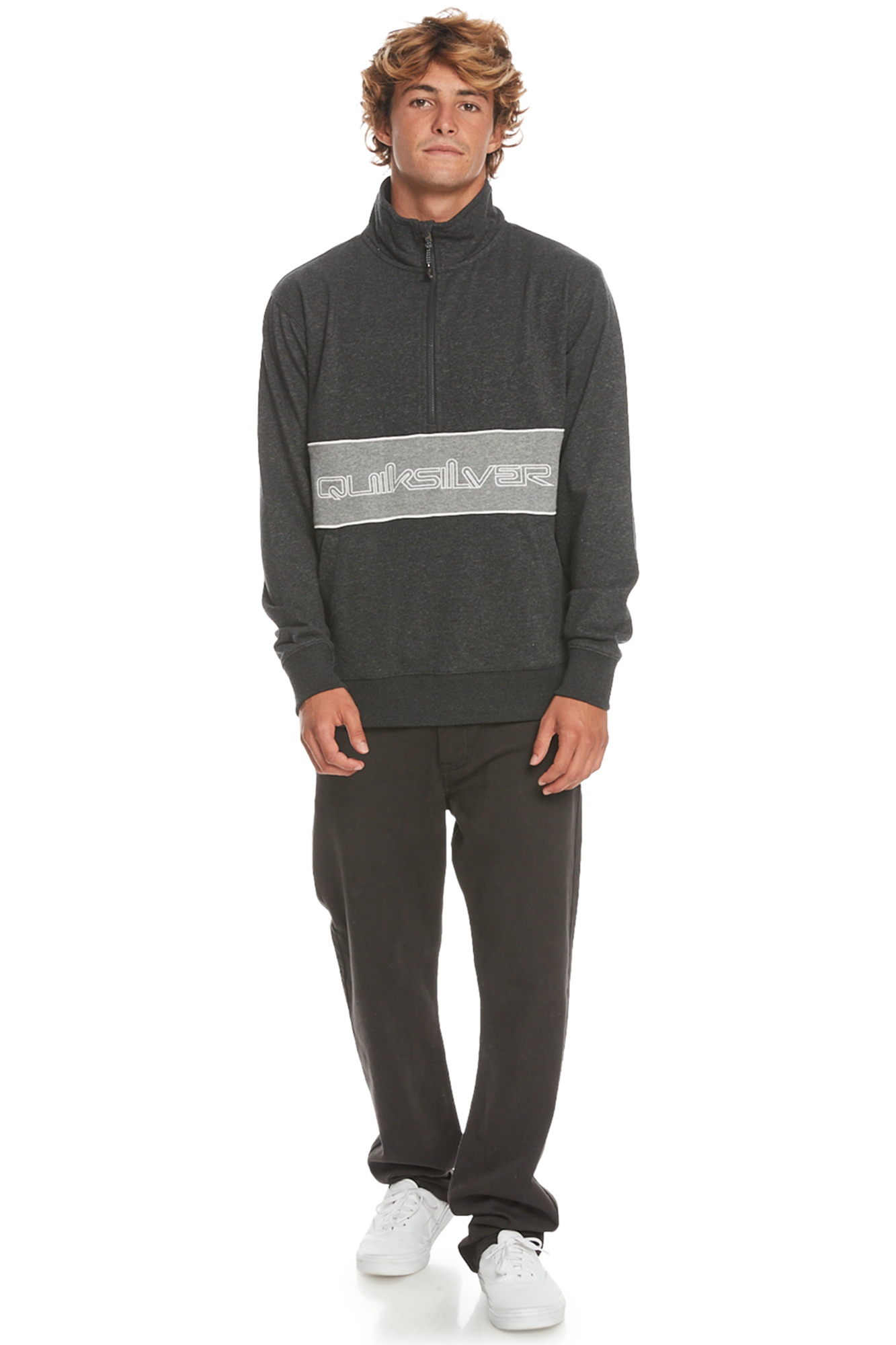 Bold Omni - Moletom Técnico Masculino com Meio Zíper