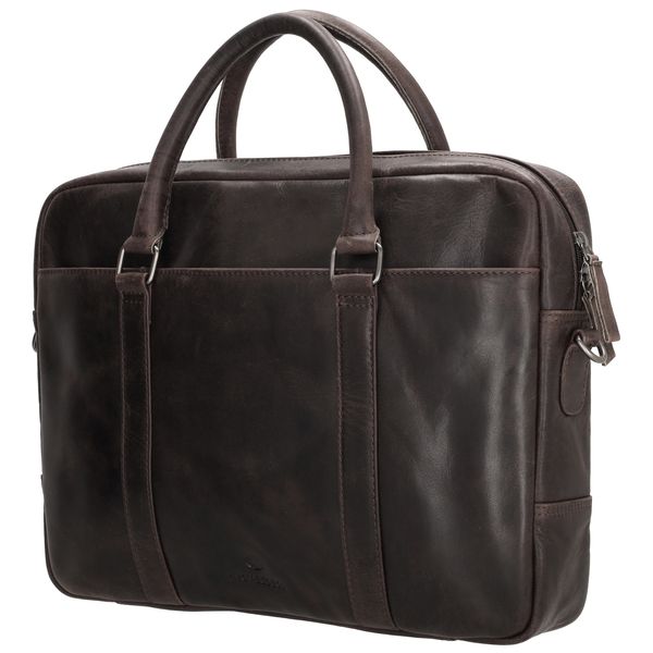 Micmacbags Next Navajo Laptoptas 15,6 inch Donkerbruin