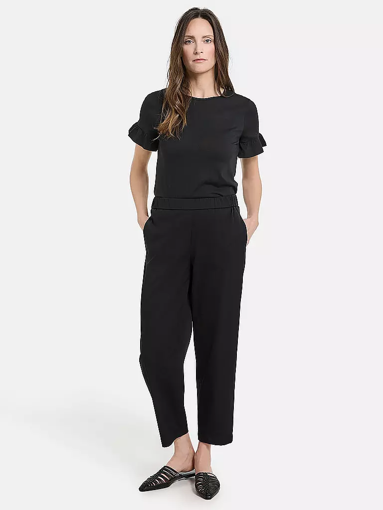 GERRY WEBER Businesshose schwarz