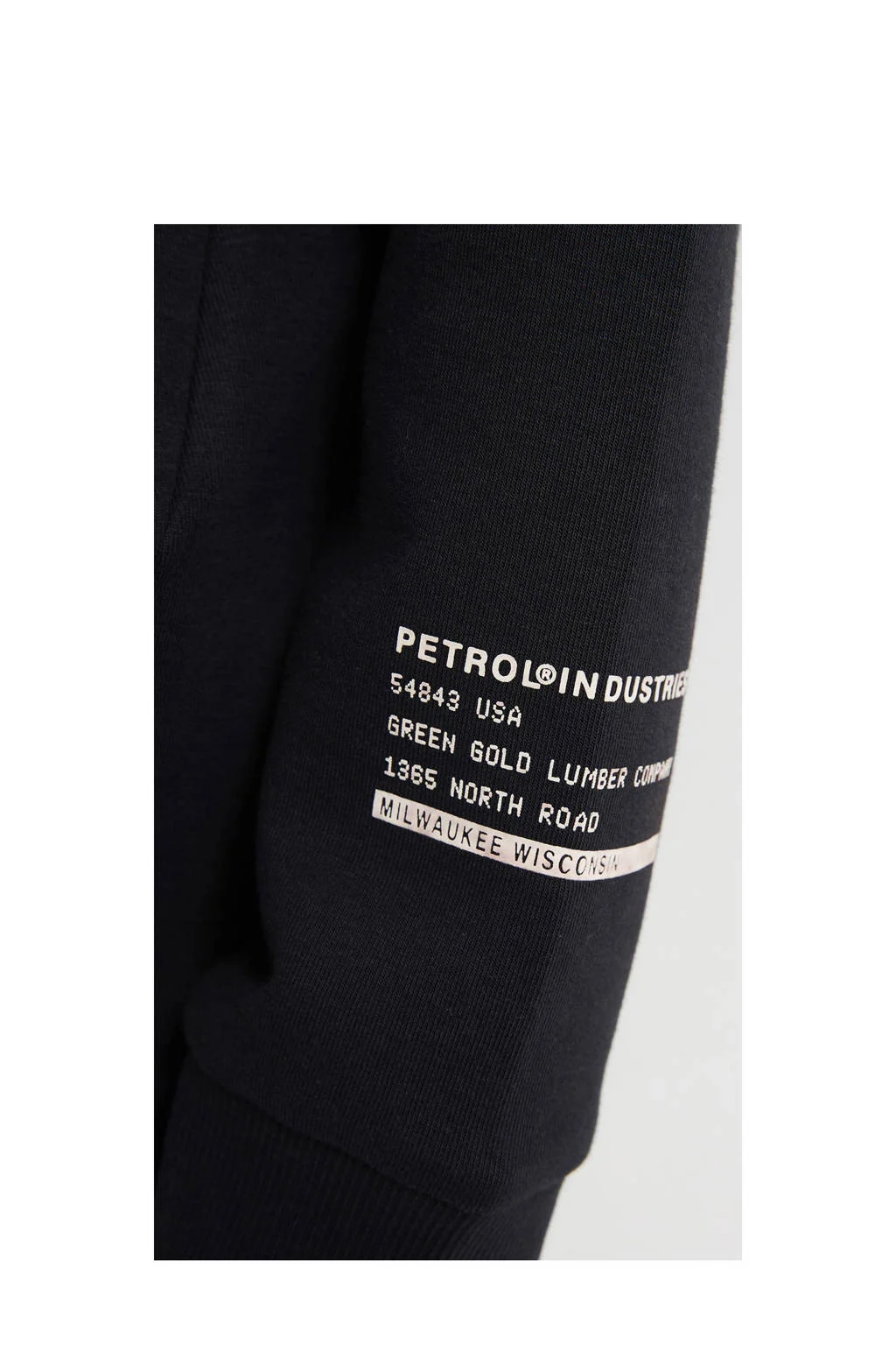 Petrol Industries sweatvest zwart