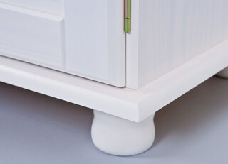 Buffet Felix Massivholz Kiefer weiß 130x198x43 cm