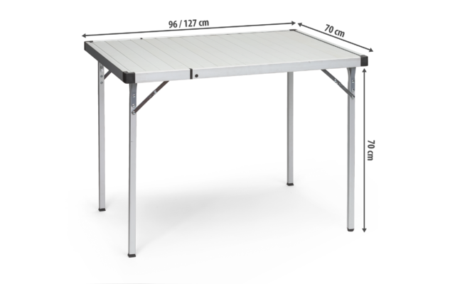 Berger Fiora Campingtisch ausziehbar 96/127 x 70 cm