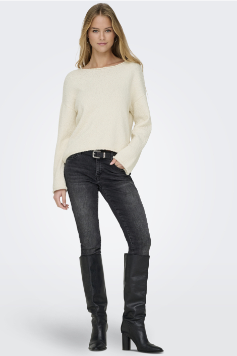 Only beige dames trui
