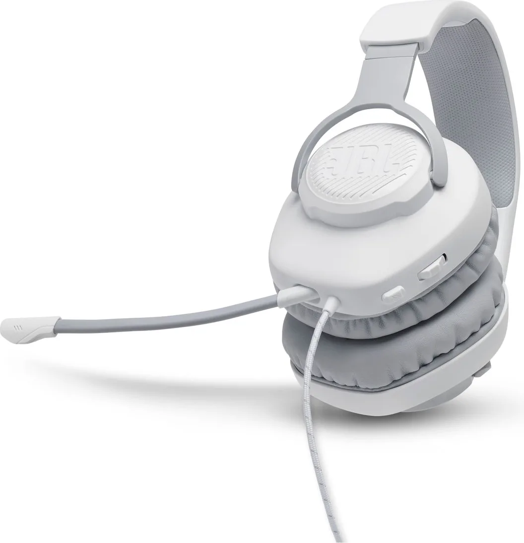 JBL Quantum 100 Blanc Casques gaming