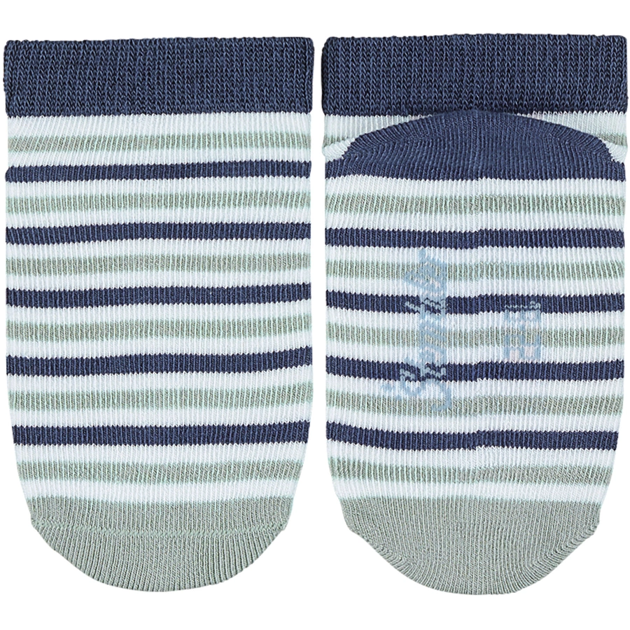 Sterntaler Sneaker-Söckchen Bär, 3er-Pack hellblau