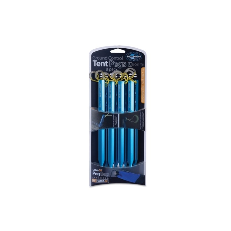 Sea to Summit Ground Control Tent Pegs, 8-pack