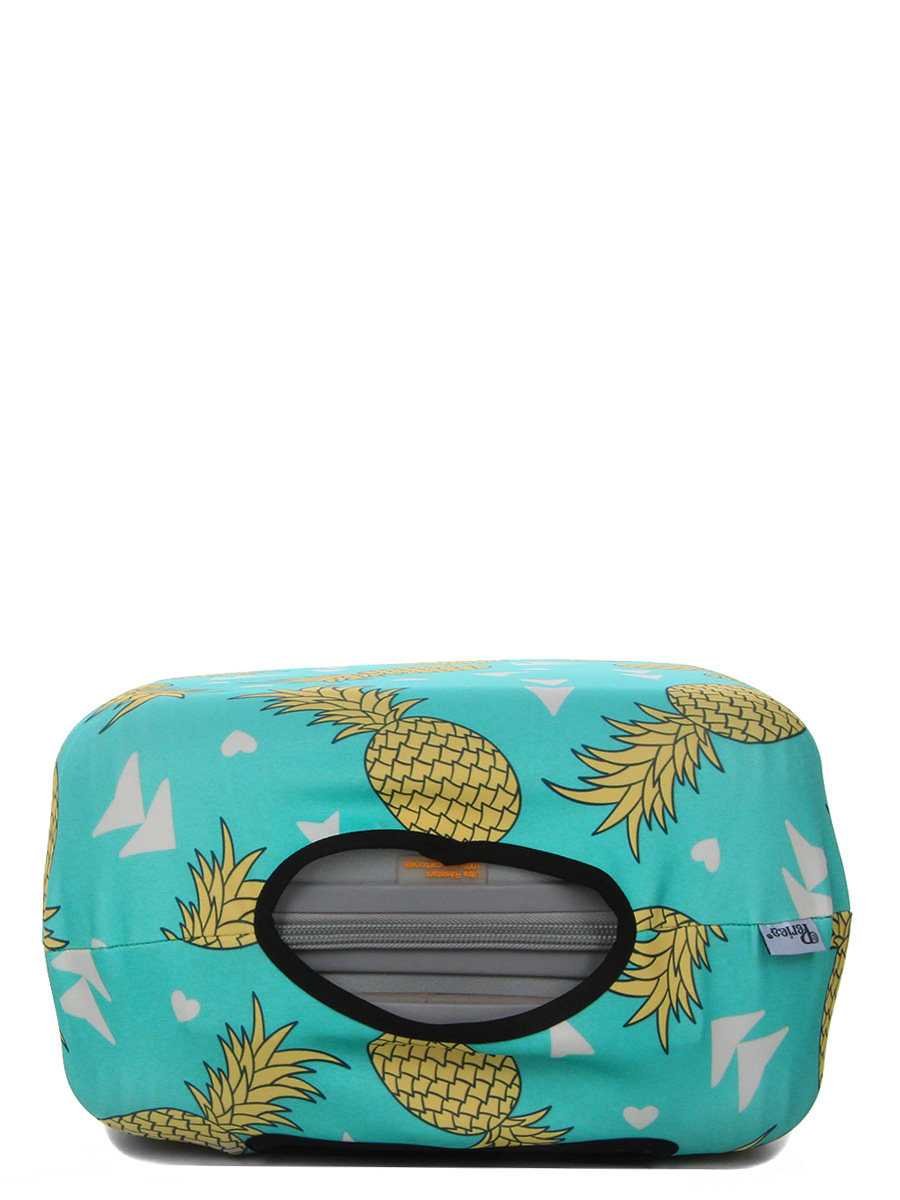 Housse de valise Periea Green with Yellow Pineapples S