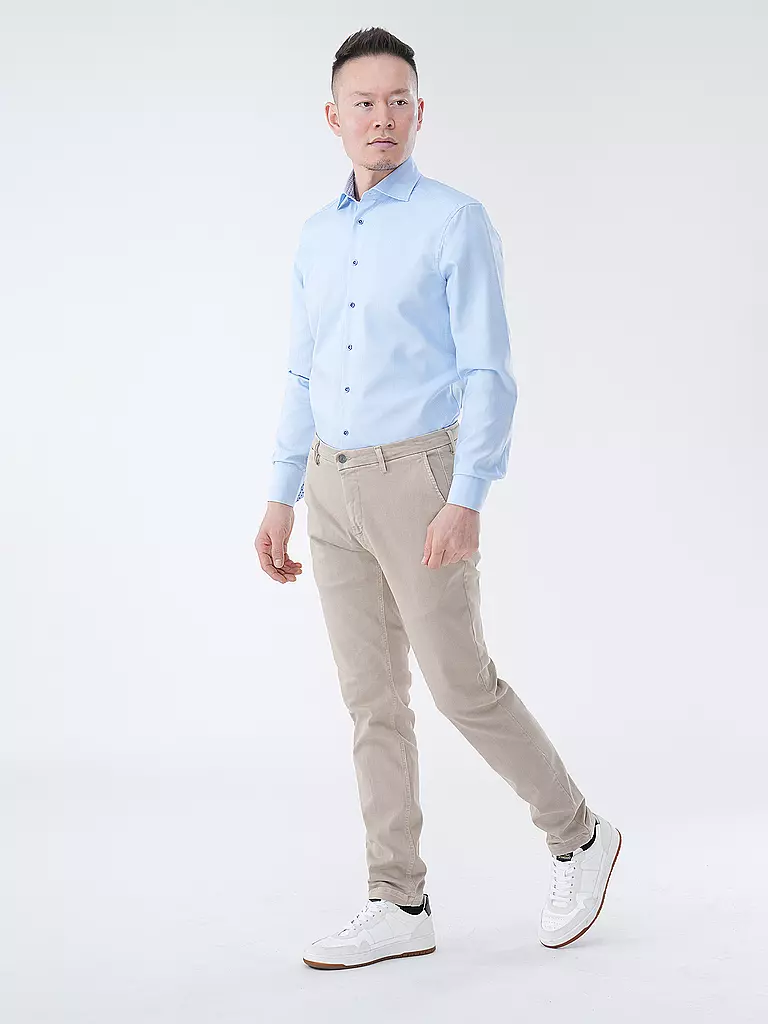 STENSTRÖMS Hemd Slim Fit hellblau