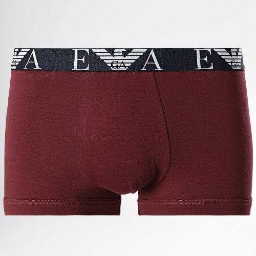 Lot De 3 Boxers 111357 3F515 Bleu Marine Blanc Bordeaux