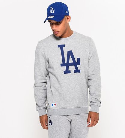 New Era Sweatshirt - Dodgers - Gr?