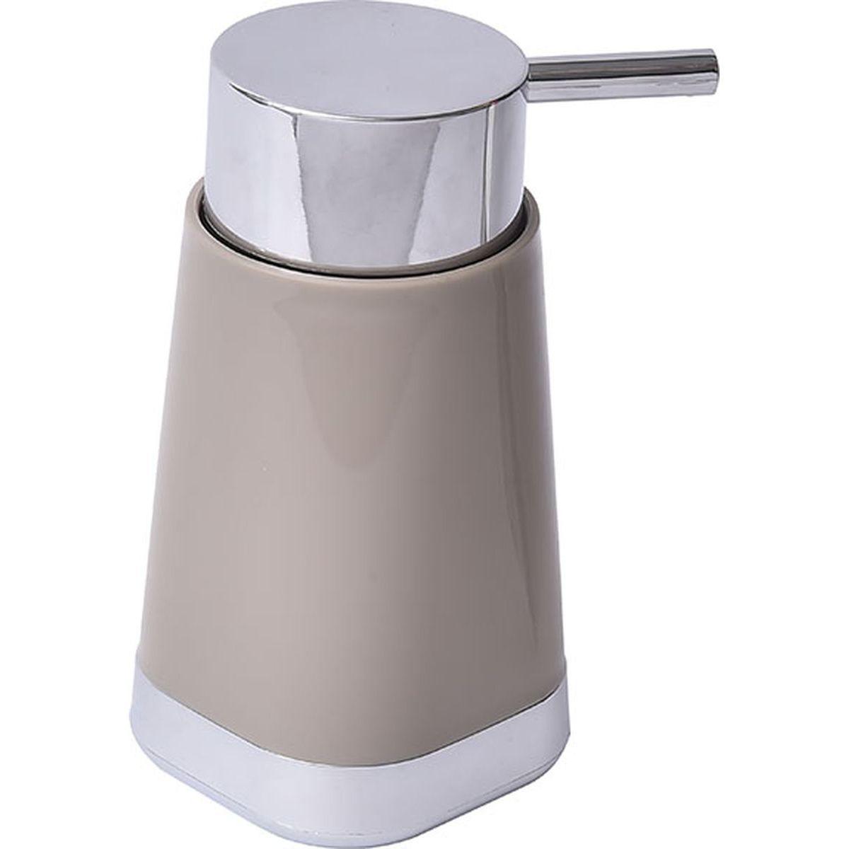DISTRIBUTEUR A SAVON BASE CHROMEE TAUPE