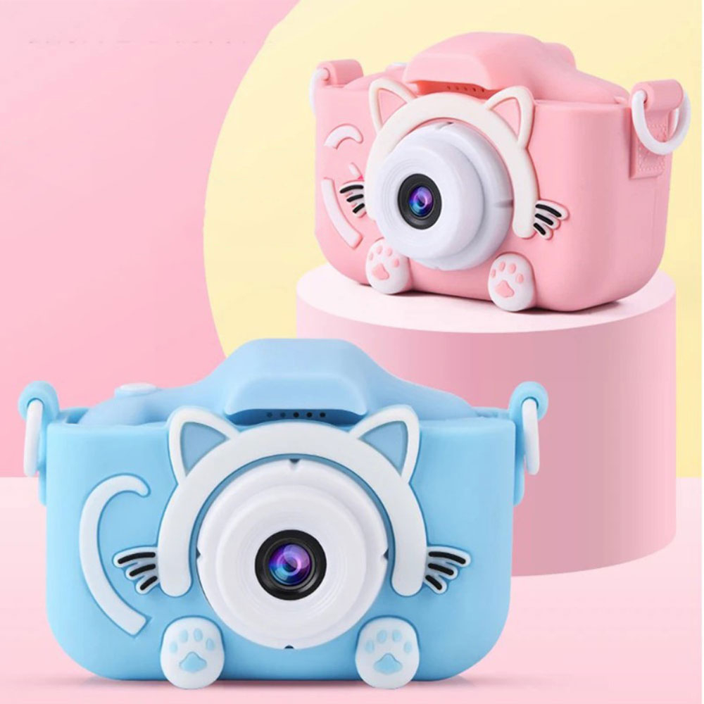 (3MP) Dual Kinder Kamera Fotoapparat in Cartoon Katzen Optik mit 2.0
