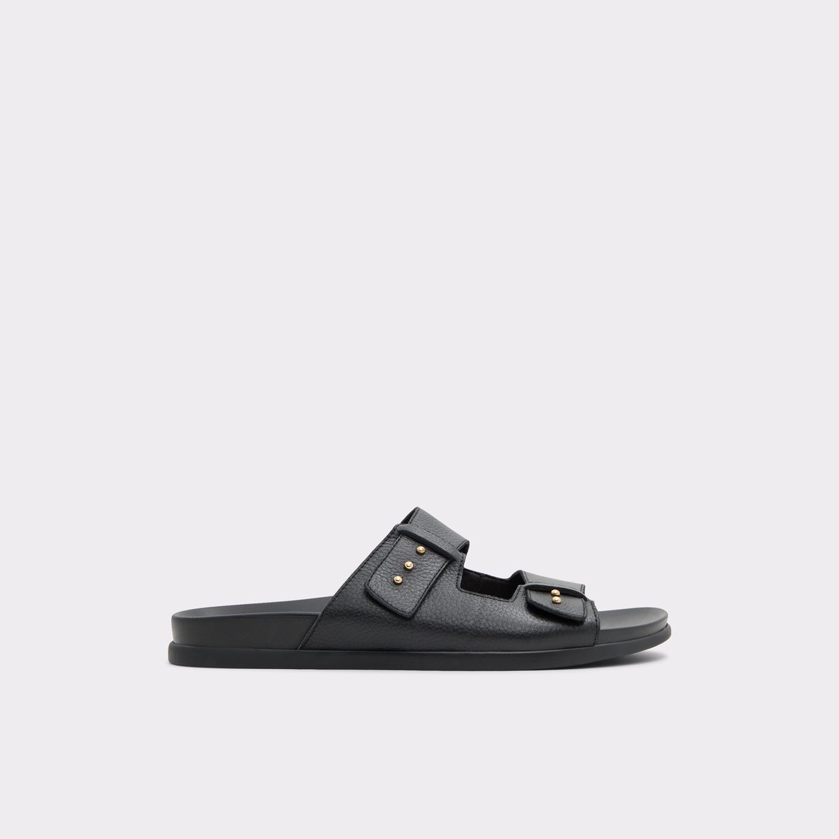 Serham Black Men Slides