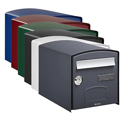 Boîte aux lettres 1 porte Decayeux Dôme Gris Ral 7016
