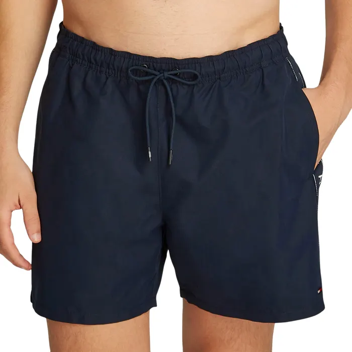 Tommy Hilfiger Basic Tape Medium Drawstring Zwemshort Heren