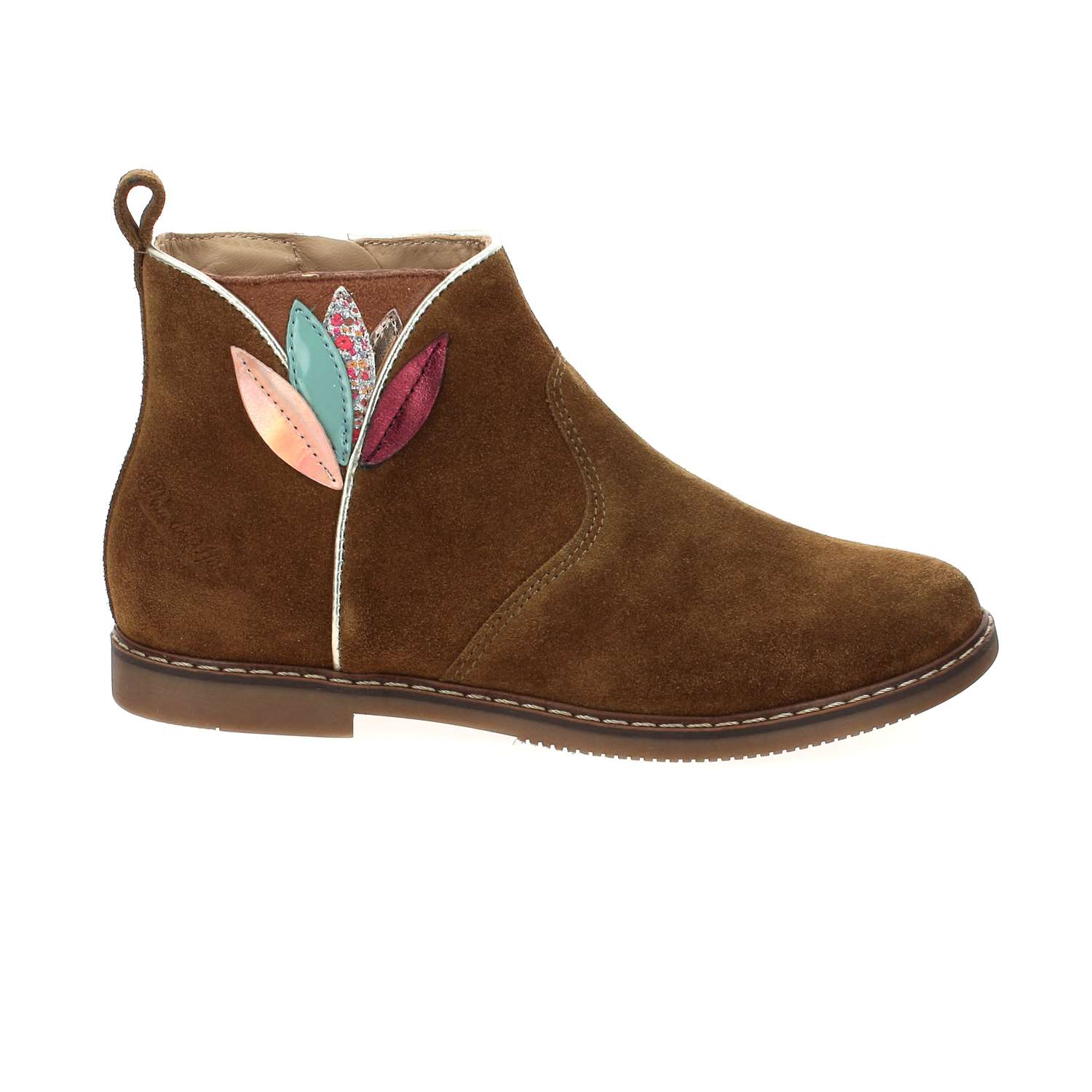 Boots et bottines fille POM D'API CITY FLORA