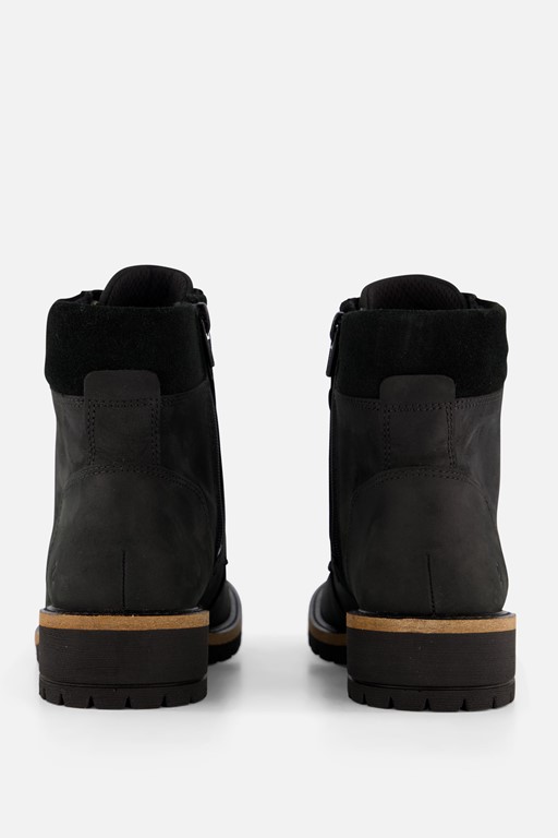 Ecco Elaina Veterboots zwart Leer
