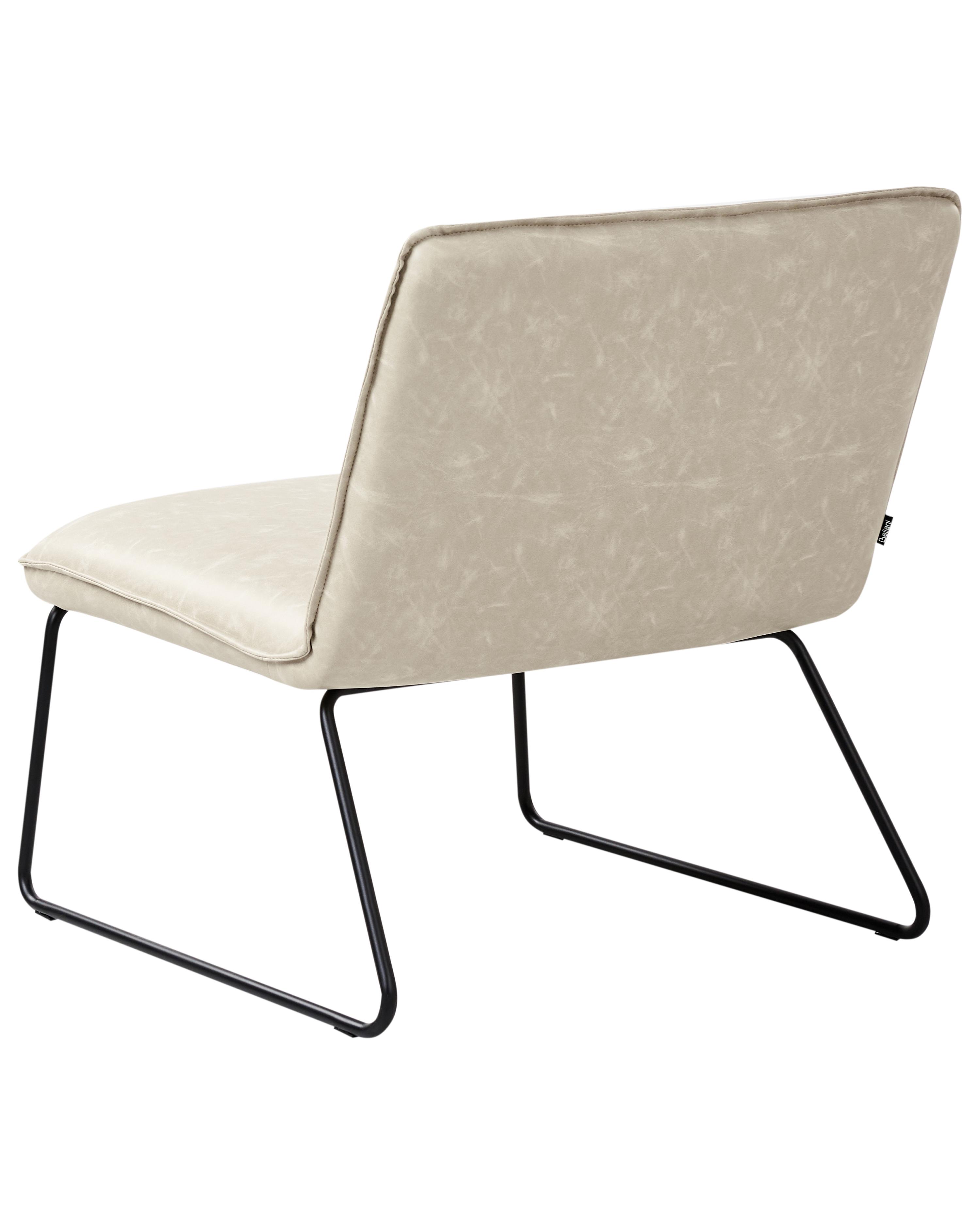 Fauteuil COTULLA Kunstleer Lichtbeige