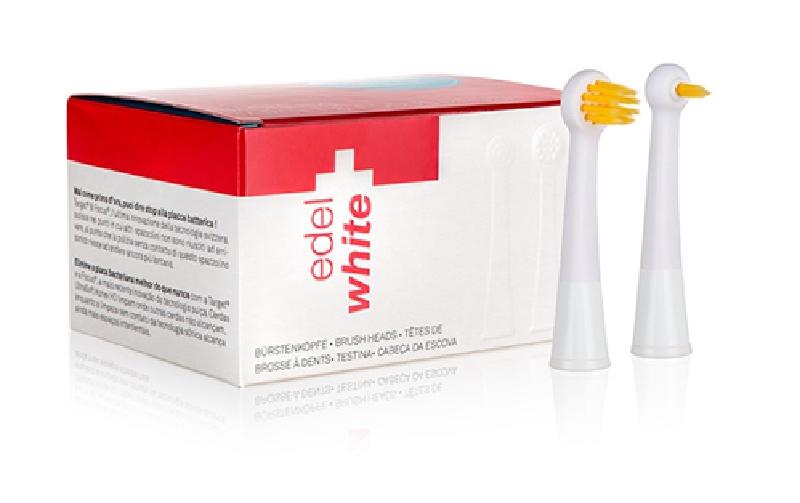 Zahnbürstenkopf Bacterio Target & Focus 2 StückErsatzbürsten für Edel + White Zahnbürste Generation 8 Winner