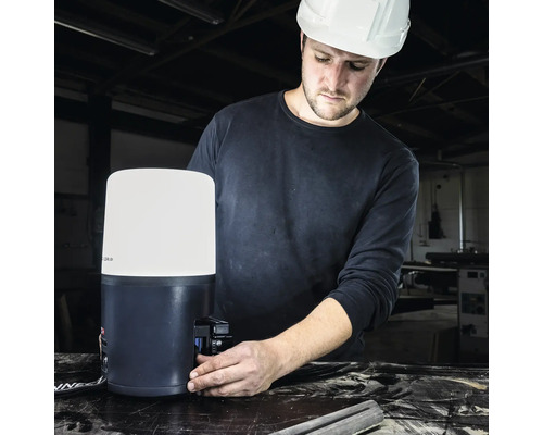 Scangrip Area 6 Connect werklamp 360° IP54 54W 6000 lm antraciet Compatibel met Metabo/CAS accusysteem