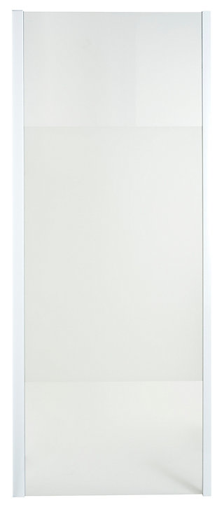 Paroi de douche fixe Cooke & Lewis Onega sérigraphiée 90 cm