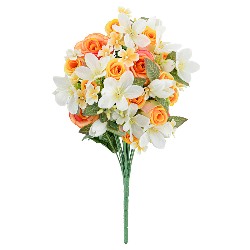 Bouquet de roses et lys