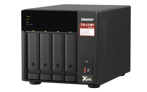 QNAP TS-473A - NAS-server - 4 bays - SATA 6Gb/s - RAM 8 GB - 2.5 Gigabit Ethernet