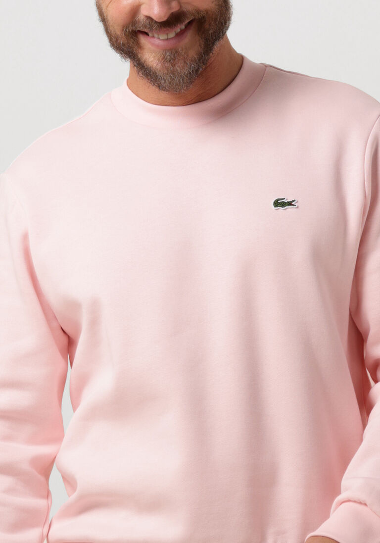 LACOSTE lichtroze lacoste trui 1hs1 men sweatshirt
