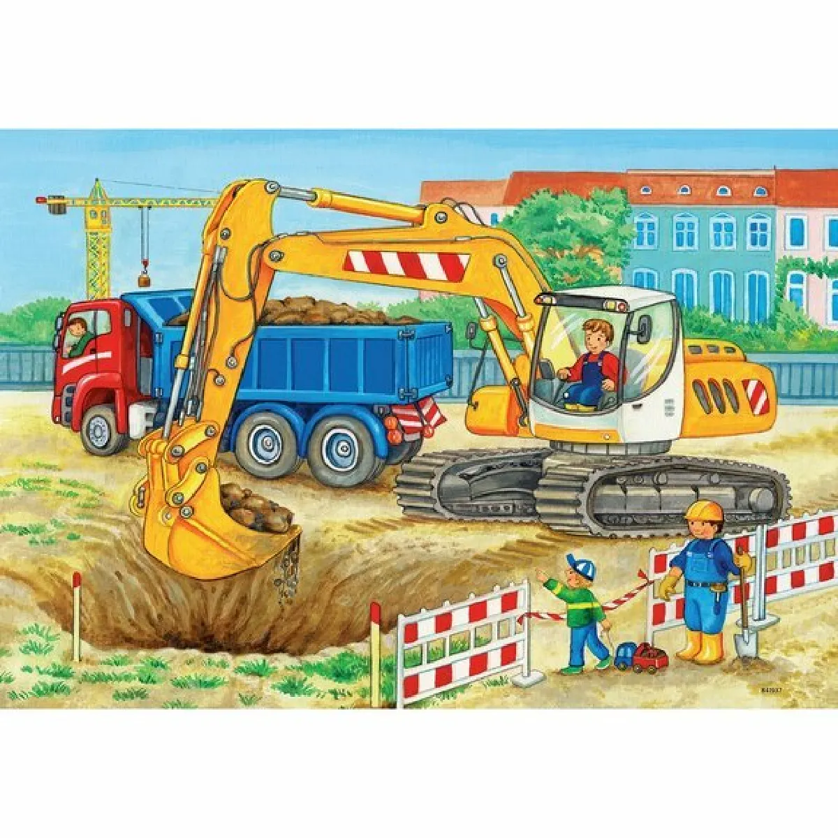 Ravensburger Puzzle 2x12 Chantier et Ferme