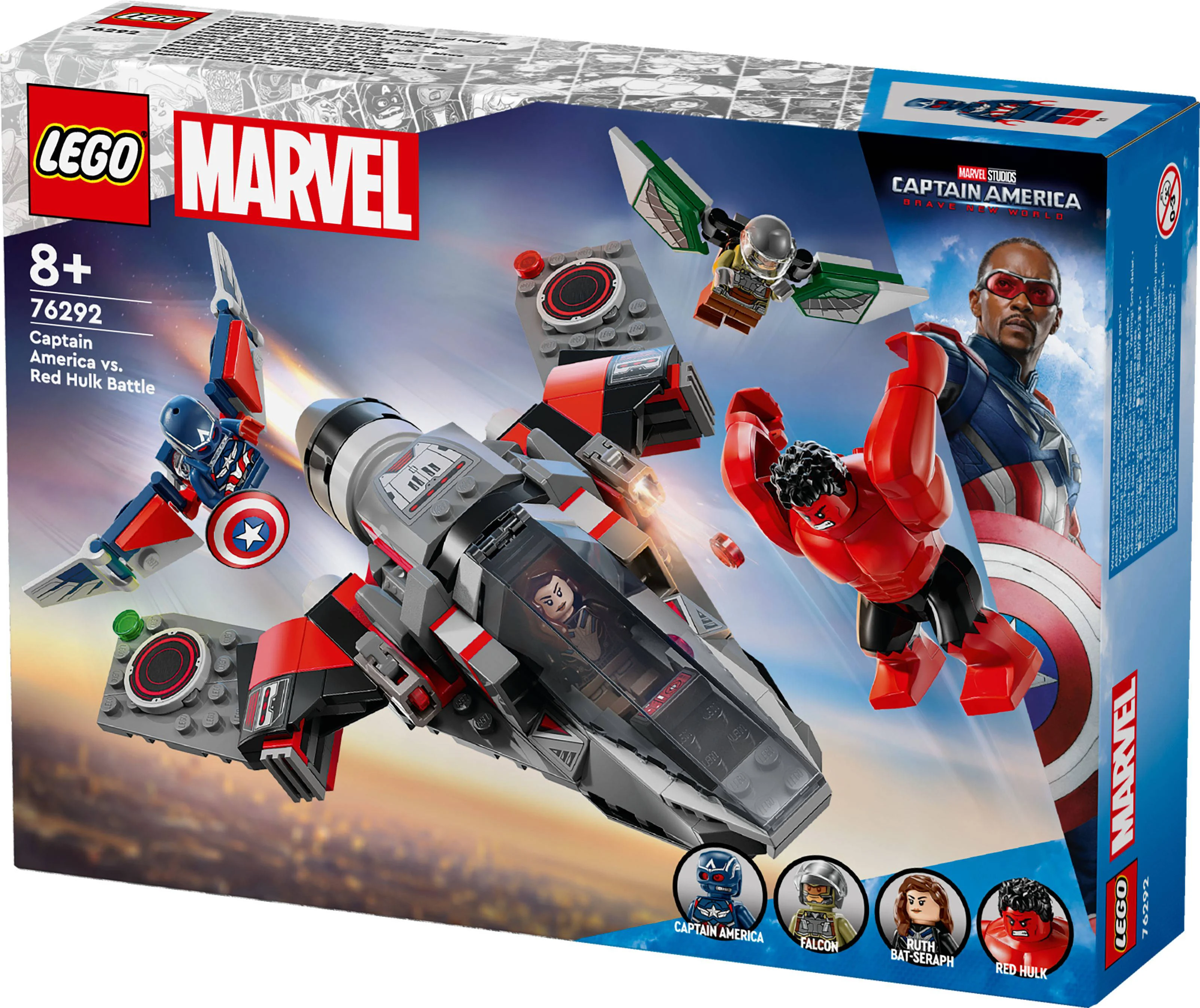 LEGO Marvel Captain America vs. Rode Hulk duel 76292