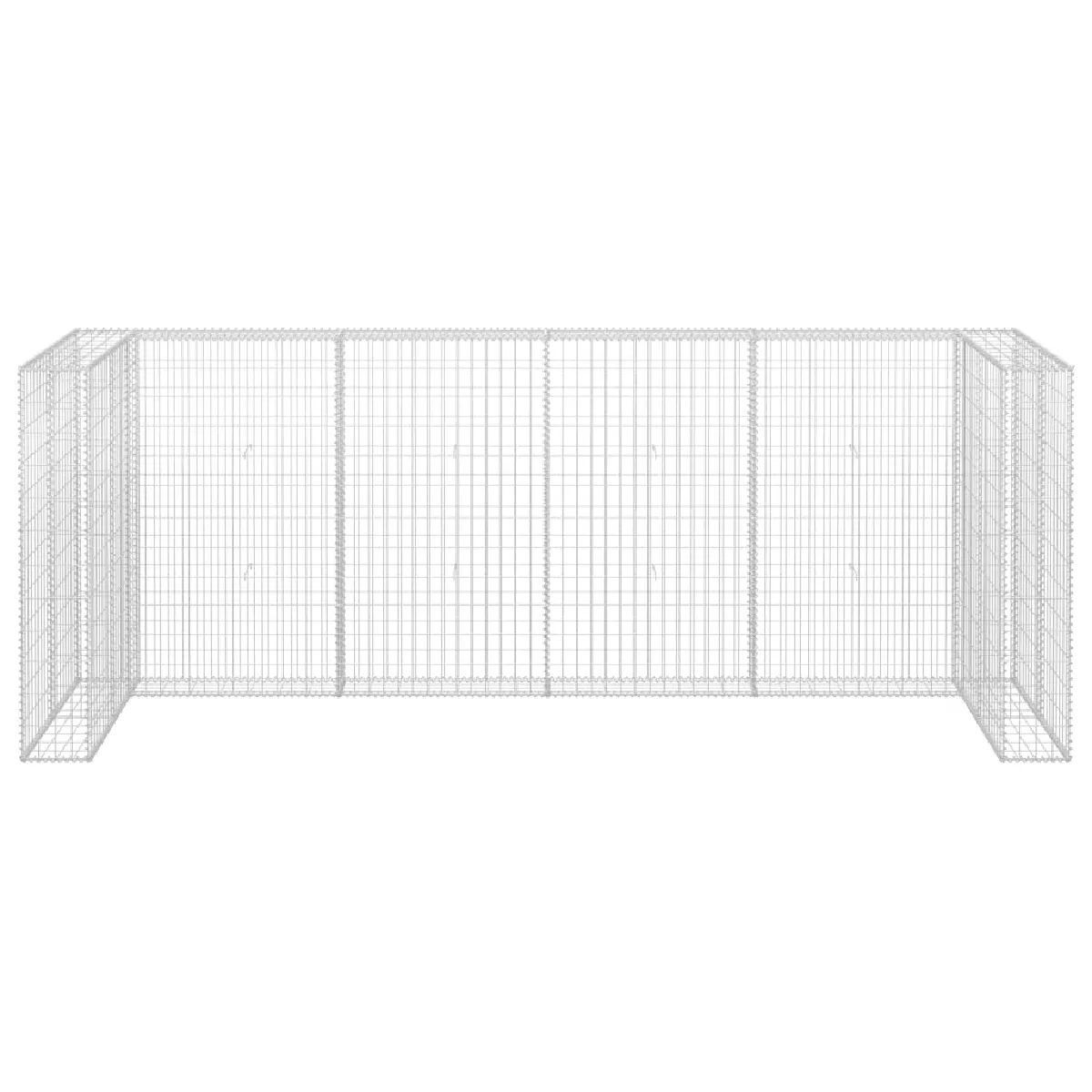 vidaXL Gabion - Acier galvanisé