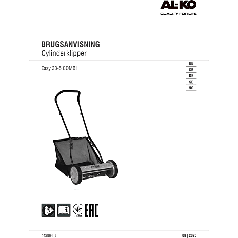 AL-KO Cylinderklipper EASY 38-5 Combi