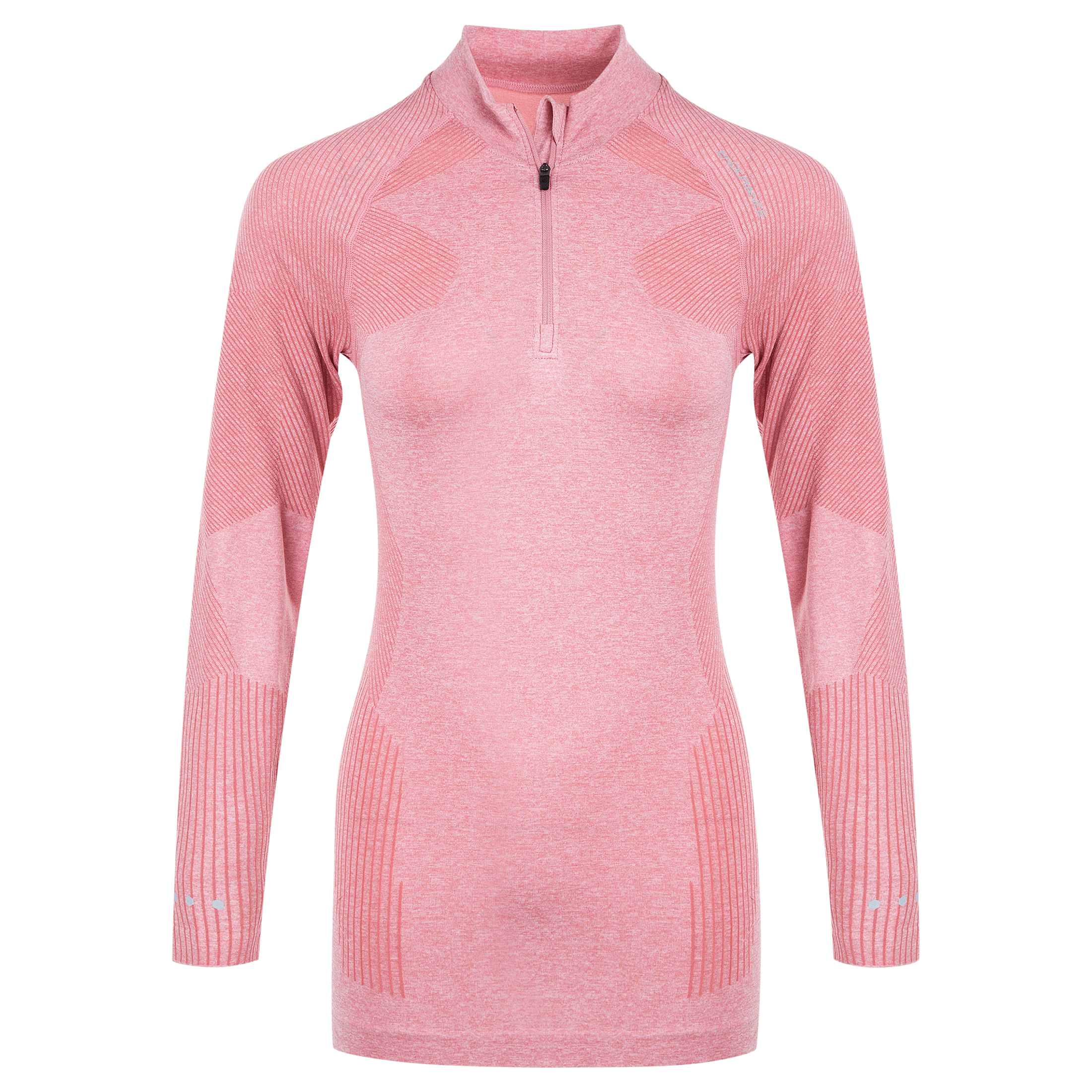 Endurance Vanilla W Melange Seamless Midlayer - Mellomlag