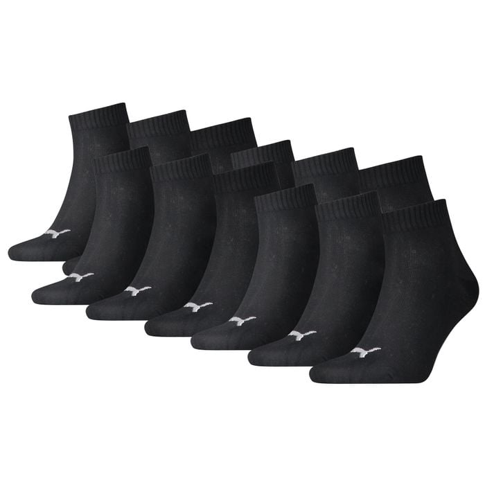 Puma Quarter Plain Sokken Senior (12-Pack)