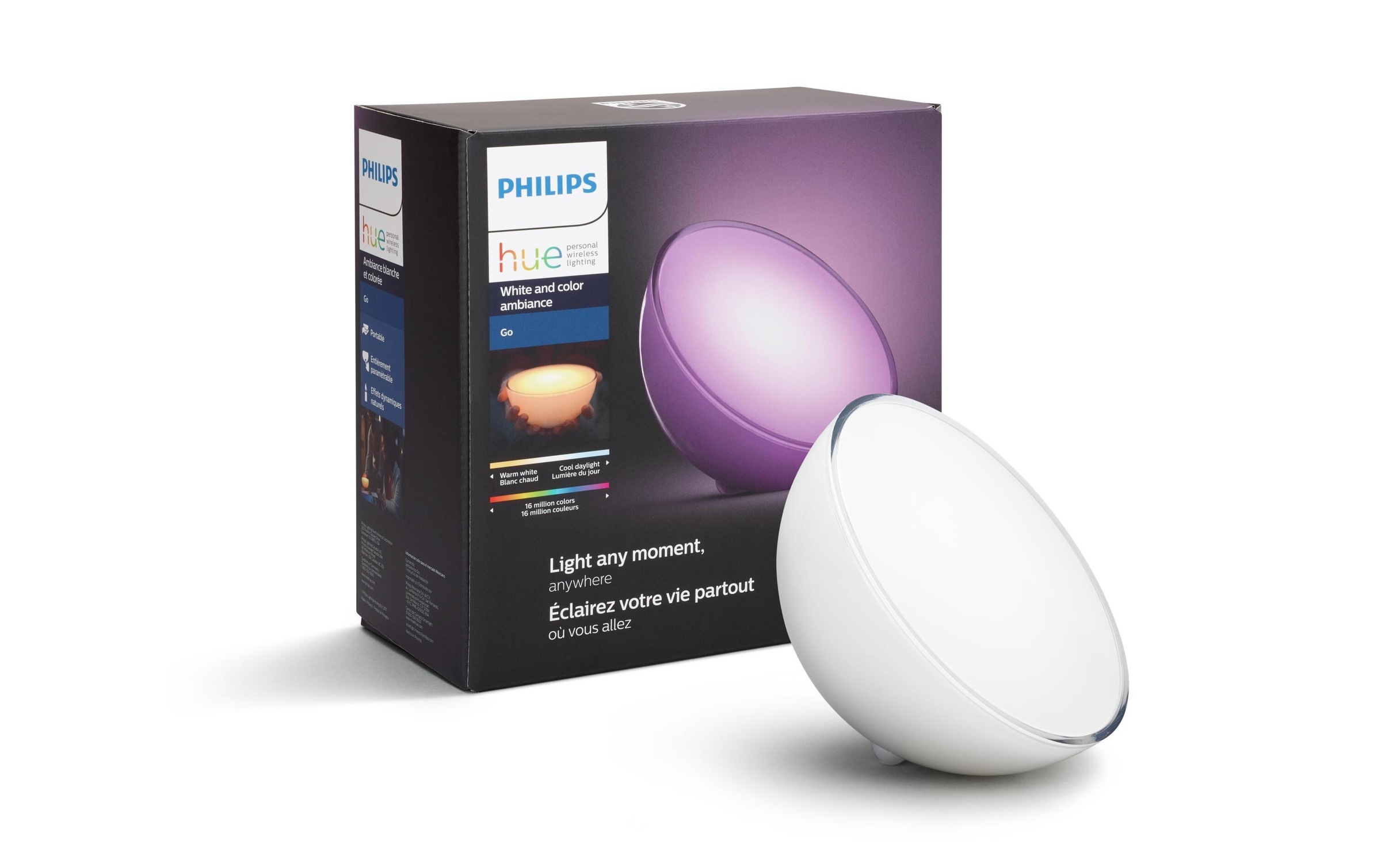 Philips Hue Pendelleuchte »Hue Tischleuchte Go« Farbwechsler | Neutralweiss | Tageslichtweiss | Warmweiss