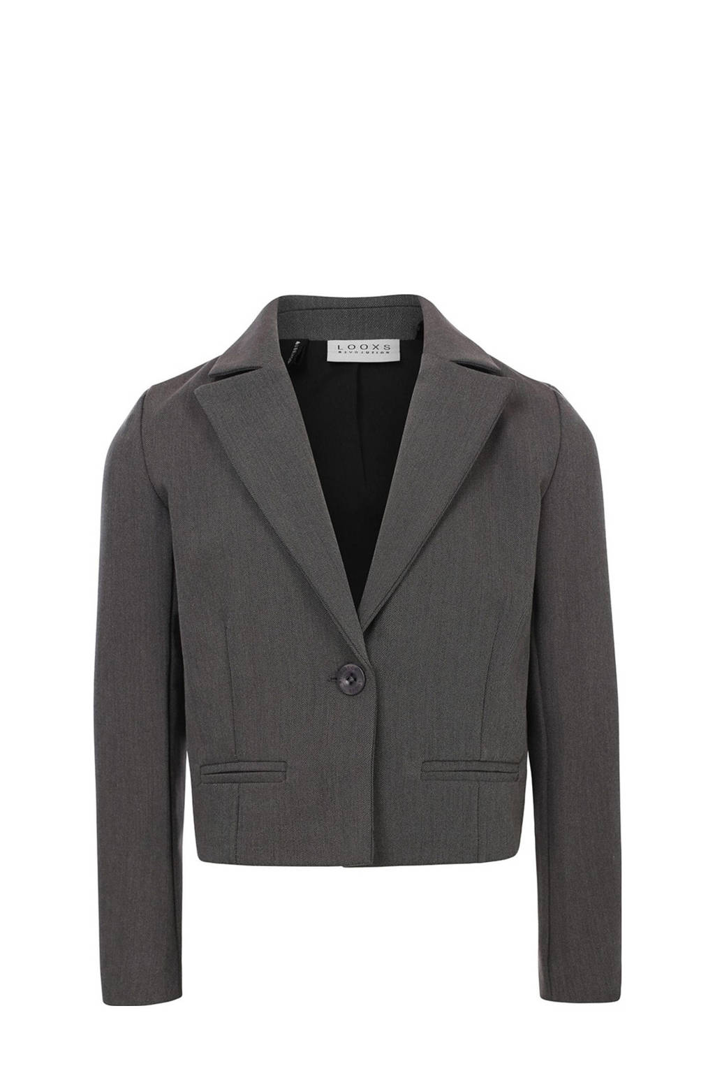 LOOXS blazer grijs melange